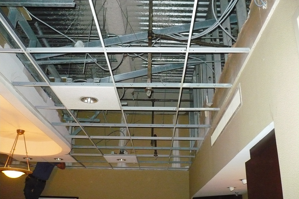 Acoustic Ceiling Installation