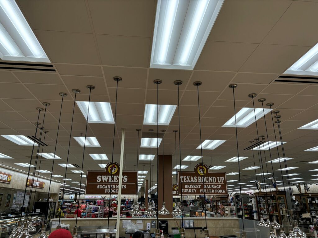 Bucees dallas 1 1 scaled | ceil tex Bucees Ceiling Project