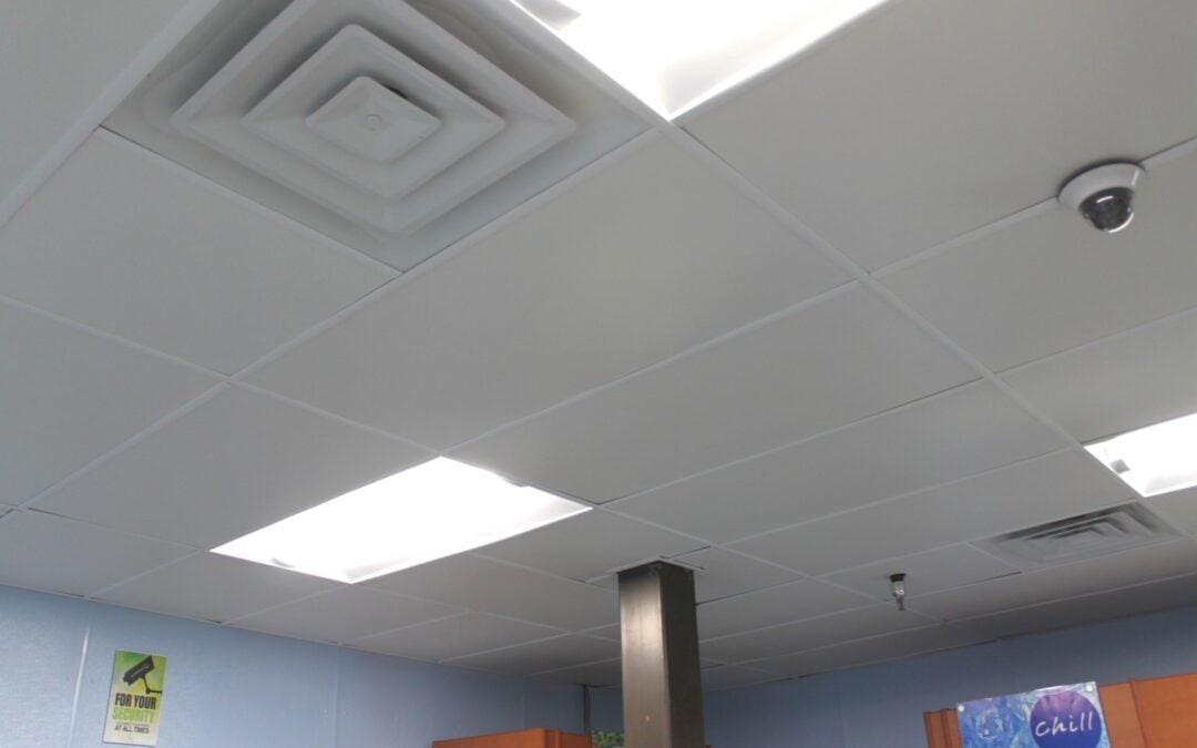 Ceiling Grid Covers That Hide Unsightly Ceilings