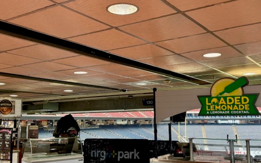Main Concourse at NRG Park Stadium: Ceiling Installation