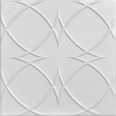 Circles and Stars r82 Surface Mount Ceiling Tile   Decorative Ceiling Tile Installed by Ceil Tex Houston