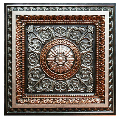 La Scala Ii ctf 001 2 Hand Painted Ceiling Tile   Decorative Ceiling Tile Installed by Ceil Tex Houston