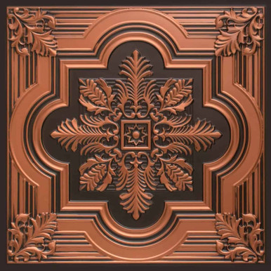 Large Snowflake 206 Faux Tin Ceiling Tile   Decorative Ceiling Tile Installed by Ceil Tex Houston