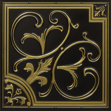 Lilies and Swirls 204 Drop Ceiling Tile   Decorative Ceiling Tile Installed by Ceil Tex Houston