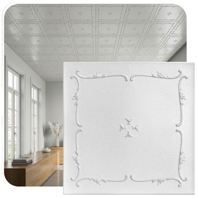Spring Buds r05 Styrofoam Ceiling Tile   Decorative Ceiling Tile Installed by Ceil Tex Houston